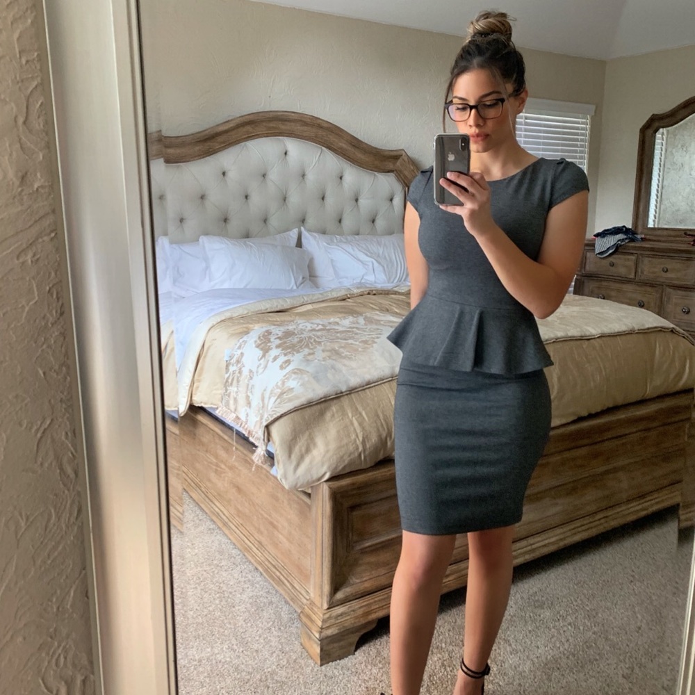 Business Professional Peplum Dress